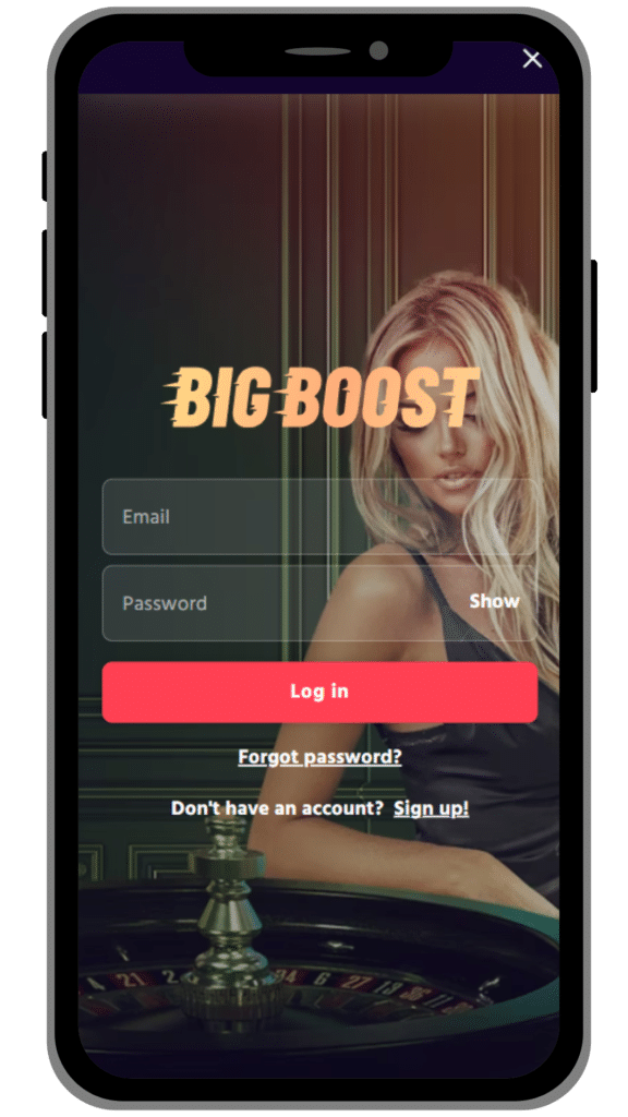 login via big boost app