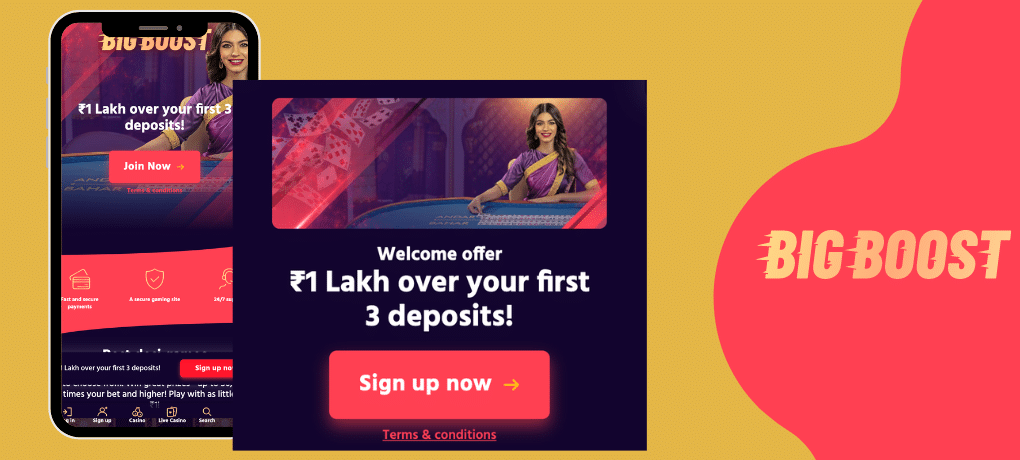 Big Boost welcome offer