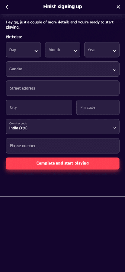 sign up at bigboost with additional information